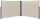 BipiLine Kihúzható Térelválasztó - Árnyékoló Fal Dupla - 600x160cm - Bézs (Beige)