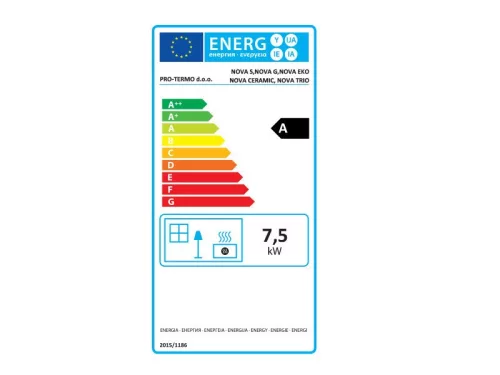 PRO TERMO Nova Trio kályha 7,5 kW