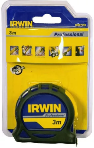 IRWIN Mérőszalag 3mx16mm professzionális