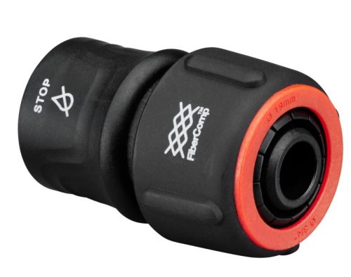 Fibercomp Tömlő Gyorscsatlakozó, 19 mm (3/4) Stop