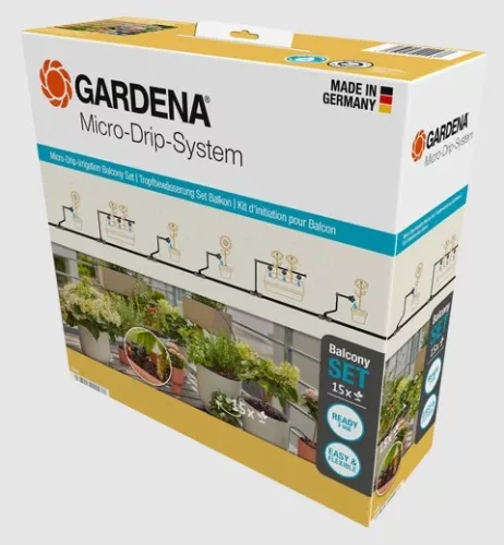 Gardena MD csepegtető öntözés készlet 
cserepes növényekhez S - 15