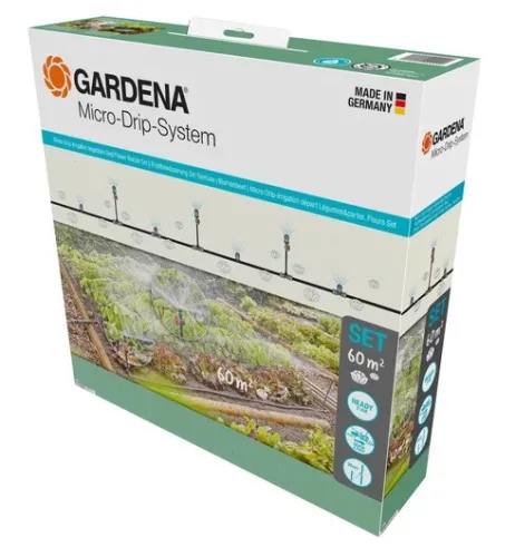Gardena MD permetező öntözés készlet növényágyásokhoz - 60 m2