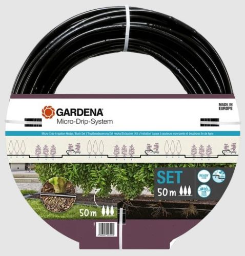 Gardena MD csepegtető cső készlet 
növénysorokhoz, süllyeszthető 13mm/50m