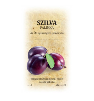Matrica szilva 1 db  (50 db/cs)