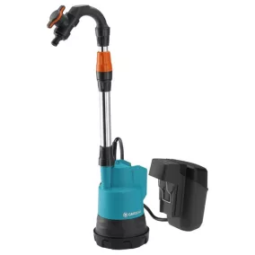   Gardena Akkumulátoros Hordóürítő Szivattyú 2000/2 18v P4a Akkumulátorral