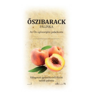 Matrica őszibarack 50db/csom.