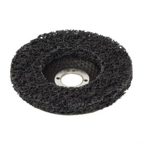   Lev Scotch-Brite néger csiszolótárcsa (nylon tárcsa) hordozótesttel 125x22,2mm