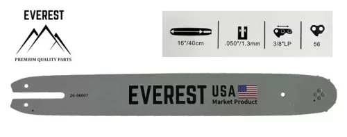 LÁNCVEZETŐ 16' 3/8LP 1,3mm 56 szem EVEREST