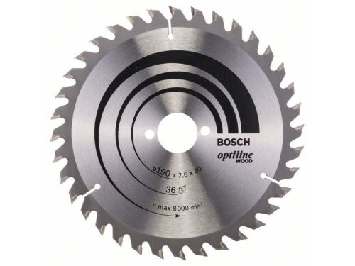 BOSCH Optiline Wood körfűrészlap
