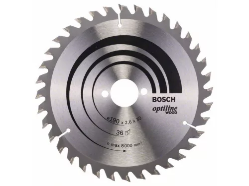 BOSCH Optiline Wood körfűrészlap