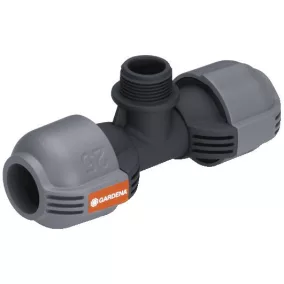 Gardena T-Elem 25 mmx3/4' Külső Menettel