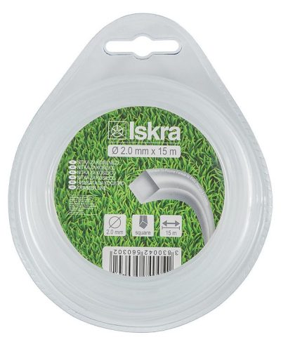 Iskra Műanyag Vágószál 2,0x15m Négyzet