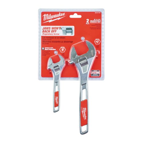 Milwaukee Állítható pofájú villáskulcs 2 részes készlet (150mm / 200mm) 1 db