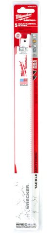 Milwaukee Szablyafűrészlap Wrecker 300 mm 7/11T - 5 db