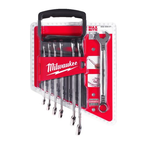 Milwaukee Csillag-Villáskulcs készlet 7 részes 1 db