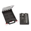 Milwaukee 1/4˝racsnis dugókulcs készlet metrikus (28
részes) PACKOUT™ keskeny