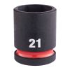 Milwaukee 1/2' Dugókulcsbetét hatlapú, gépi, rövid 21 mm - 1 db