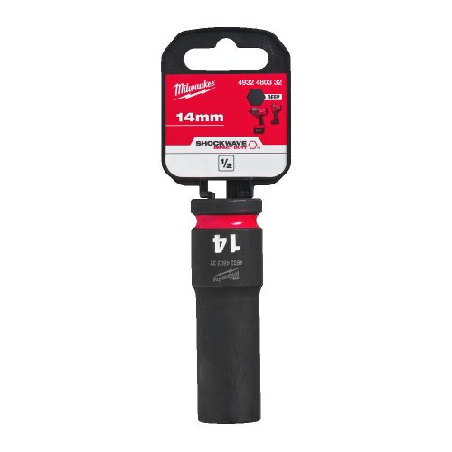 Milwaukee 1/2' Dugókulcs hatlapú 78 mm gépi, hosszú, 14 mm 1 db