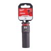 Milwaukee 1/2' Dugókulcs hatlapú 78 mm gépi, hosszú, 15 mm - 1 db