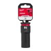 Milwaukee 1/2' Dugókulcs hatlapú 78 mm gépi, hosszú, 18 mm - 1 db