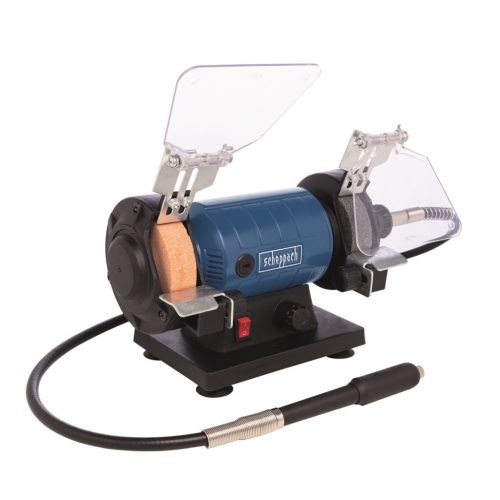 Scheppach Hg 35 Kettős Köszörű-Polírozó Flexidrive Rendszerrel