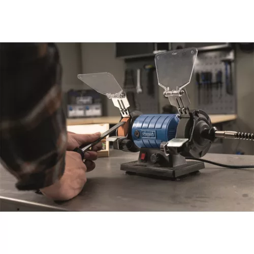 Scheppach Hg 35 Kettős Köszörű-Polírozó Flexidrive Rendszerrel