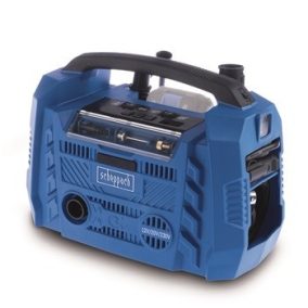   Scheppach Air Force 6-akkus hibrid kompresszor-IXES 20V,12V,230V(akkués töltő né