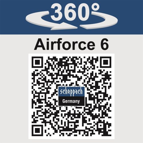 Scheppach Air Force 6-akkus hibrid kompresszor-IXES 20V,12V,230V(akkués töltő né