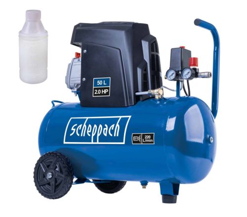 Scheppach HC 65 - olajkenésű kompresszor 10 bar / 50 liter
