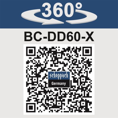 Scheppach BC-DD60-X akkus 2 sebességes fúró/csavarozó indukciós motorral IXES20V