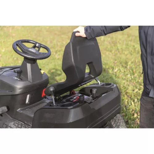 Scheppach TMR 452-98H-SD - fűnyíró traktor, 98 cm oldalkidobással és hidrosztati