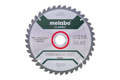 Metabo Körfűrészlap HW/CT 216X30