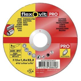 Flexovit Pro vágókorong 230x1,9x22,2MM fém-inox