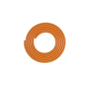 Gáztömlő 9x16 szövött orange 1 m