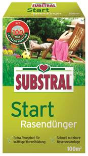Substral Start Indító Gyeptrágya 100m2 - 2kg
