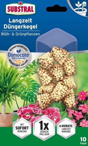 Substral Osmocote Hosszú Hatástartamú Tabletta Virágzó- És Zöld Növényekhez 10db