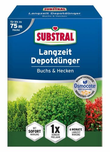 Substral Osmocote Trágya Buxus /Tuják/Fenyőfélék És Sövénynöv. Számára 1,5 Kg