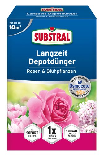 Substral Osmocote Hosszú Hatástartamú Trágya Rózsákhoz-És Virágzó Növ.-Hez 0,8kg