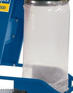 Scheppach Műanyag Porzsák Fűrészporhoz Dc 12 / Ha 1600 / Hd 12-Höz