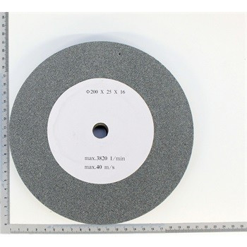 Scheppach Csiszolókorong 200x25x16, Szemcsézet 60