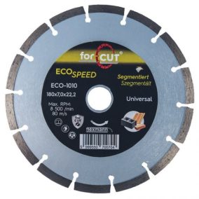   Flexmann For Cut gyémánttárcsa ECO 180x2,3x7x14x22,2mm szegmentált univerzális