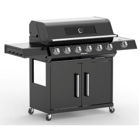   Riwall RGG 61 EXL prémium gázüzemű grillsütő 24 kW, 6+1 gázégővel