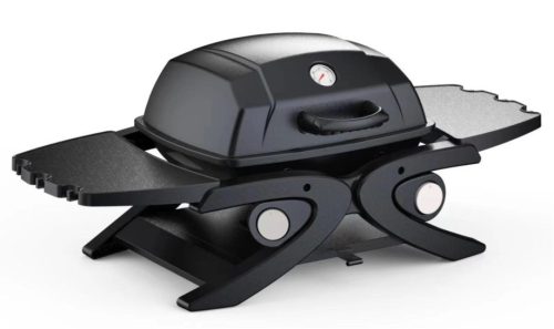 Riwall RGG 20 Compact gázüzemű mobil grillsütő 4,2 kW, 2 gázégővel