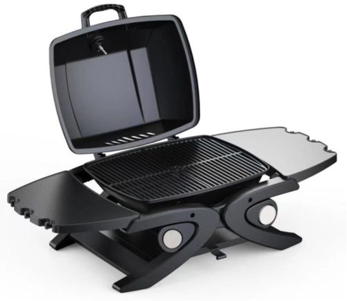 Riwall RGG 20 Compact gázüzemű mobil grillsütő 4,2 kW, 2 gázégővel