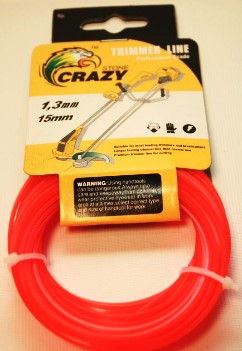 Műanyag vágószál 2mmx15m kör, profi, papír blisteren