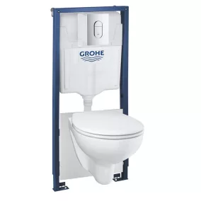   Grohe Solido króm 5 az 1-ben WC szett, 1,13 méteres telepítési magasság