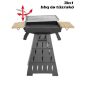 Hecht VESUV3IN1 BBQ+TŰZRAKÓ+GRILL, 3IN1