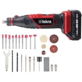   Iskra Akkus Mini Köszörű És Fúrógép Készlet Ml-Md03-120