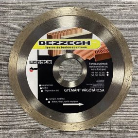 Gyémánt Vágókorong Bezzegh 115x22,2x7 Csempe