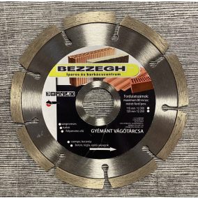 Gyémánt Vágókorong Bezzegh 125x22,2x7 Univerzális